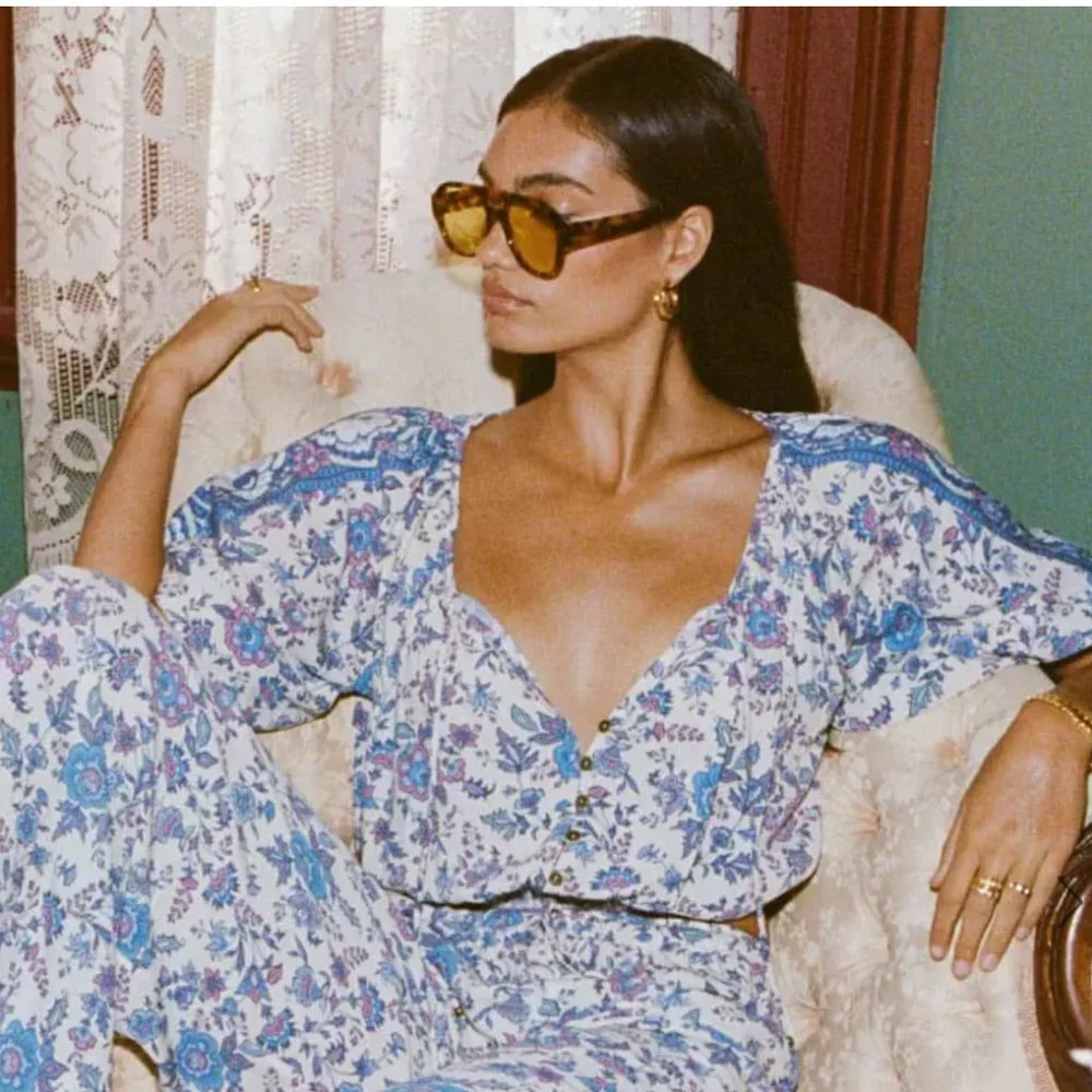 Spell Folk Song Crop Blouse - Picture 1 of 4